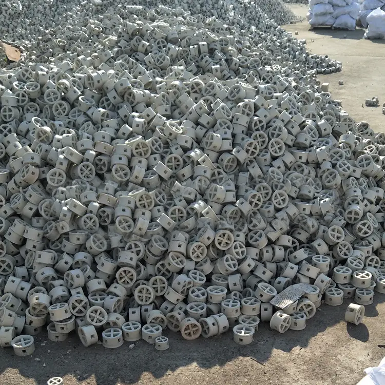 raschig rings ceramic random packing for chemical reactors